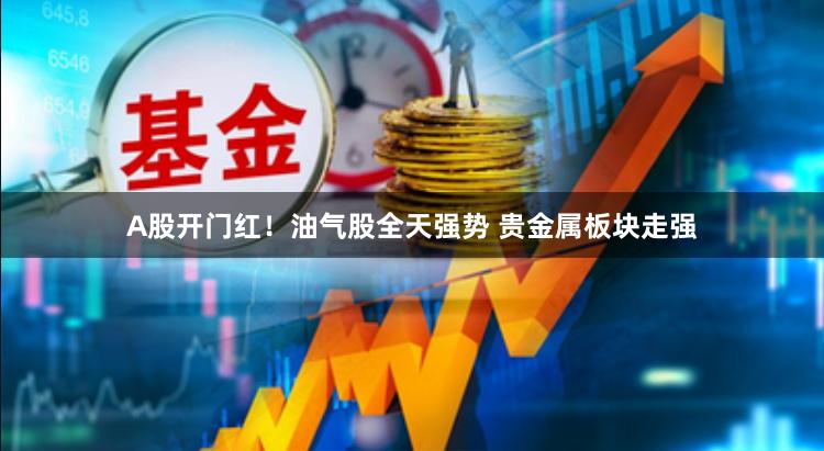 A股开门红！油气股全天强势 贵金属板块走强